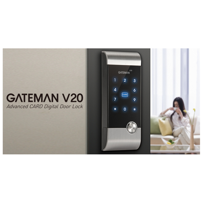 既存のドアロックに追加施工して電子錠化「GATEMAN V20」