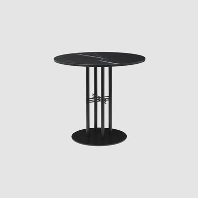 GUBI「TS Column Dining ダイニングテーブル φ80cm」マーブルブラック