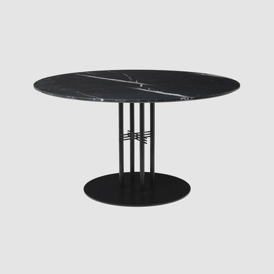 GUBI「TS Column Dining ダイニングテーブル φ130cm」マーブルブラック