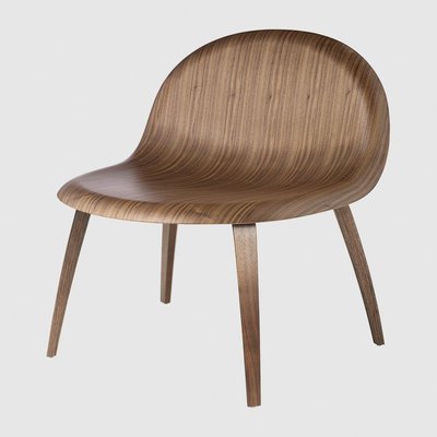 GUBI「3D Lounge Chair」3Dラウンジチェア　ウッドシェルｘウッドベース