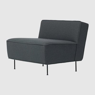 GUBI「Modern Line Lounge Chair」ラウンジチェア ロータイプ　選べる布装飾