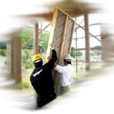 断熱材をはめ込んだ耐震性木造軸組壁パネル「SANパネル」省エネ住宅対策に最適
