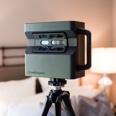高品質ウォークスルー作成機器「Matterport Pro 4K カメラ」