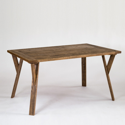 ROUGH&TOUGH「RUDE TABLE ルードテーブル」ナラ無垢材 幅90～180cm