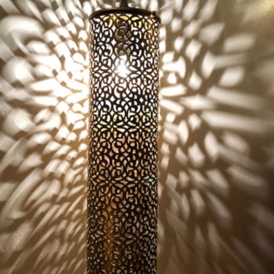 GADAN 照明・モロッコランプ ペンダント【真鍮・アイアン】「真鍮ランプ ルピュイ／ゴールド」
