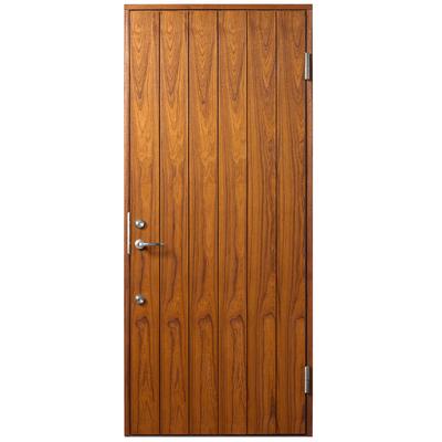 木製断熱玄関ドア「Sweden Door　KG94(T)-1023 チーク」W988×H2280