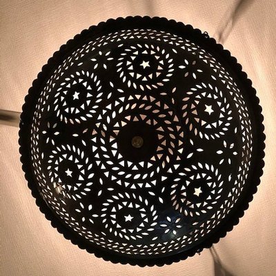 GADAN 照明・モロッコランプ ペンダント【真鍮・アイアン】「アイアンランプ フローラ M/L」