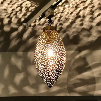 GADAN 照明・モロッコランプ ペンダント【真鍮・アイアン】「真鍮ランプ ブーケ／ゴールド」