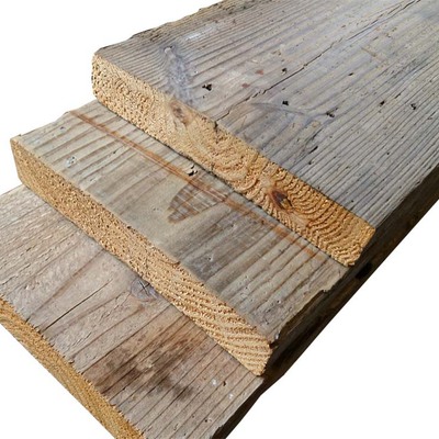 杉足場板の古材をアップサイクルしたサステナブル商品。厚み35ｍｍのサンダー加工材