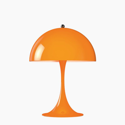 テーブルランプ「パンテラ250 テーブル」オレンジ φ250xH335mm アクリル製照明