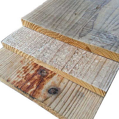 杉足場板の古材をアップサイクルしたサステナブル商品。厚み15ｍｍのサンダー加工材